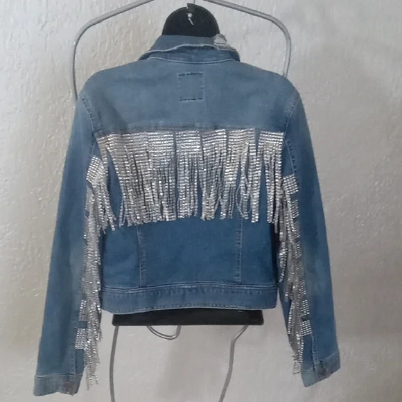 Fringe Cowgirl Jean Jacket - Picture 1 of 9